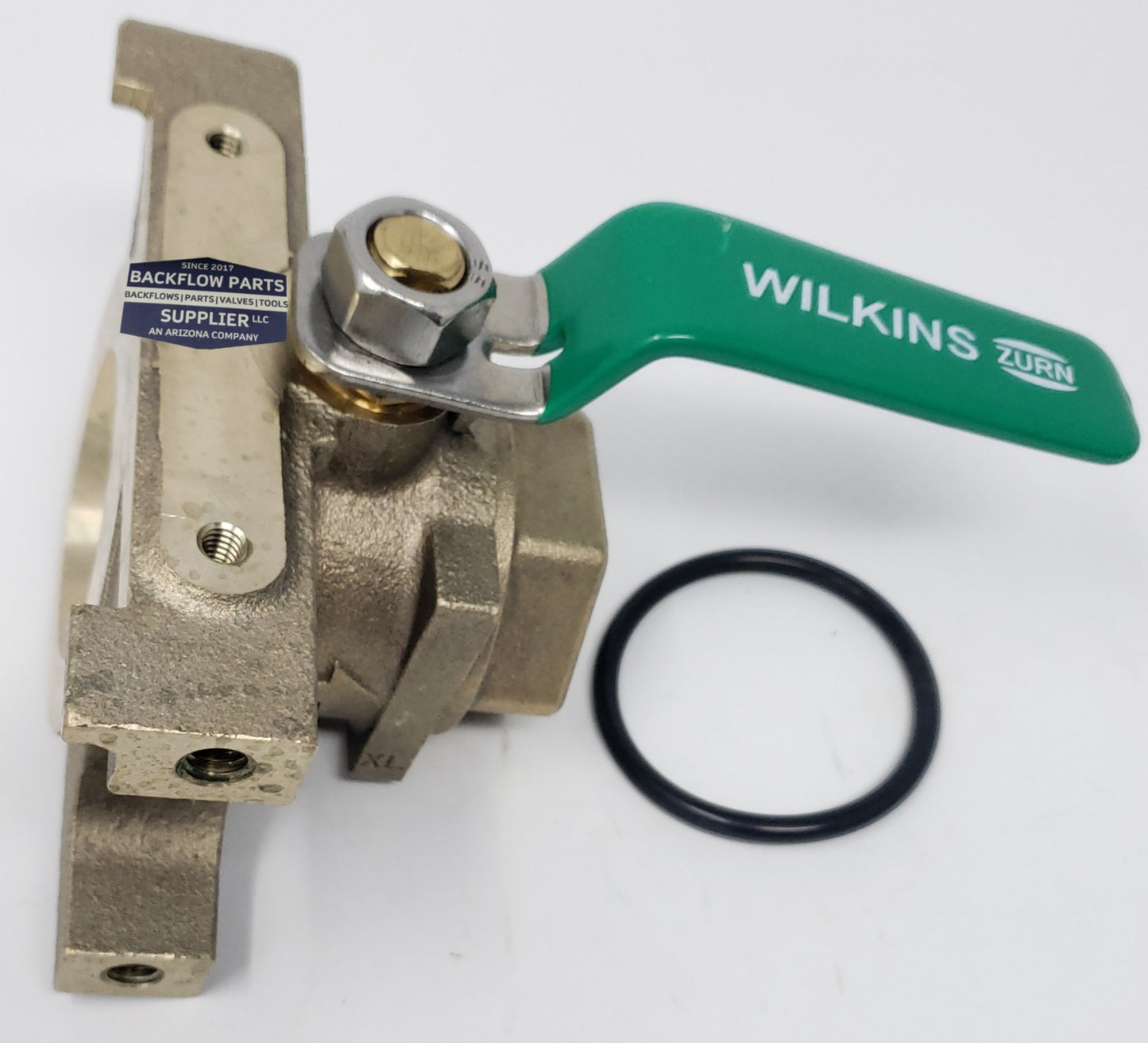 RK112-375XLBV2 Wilkins: 1.5" 375 LF Outlet Ball Valve Lead Free