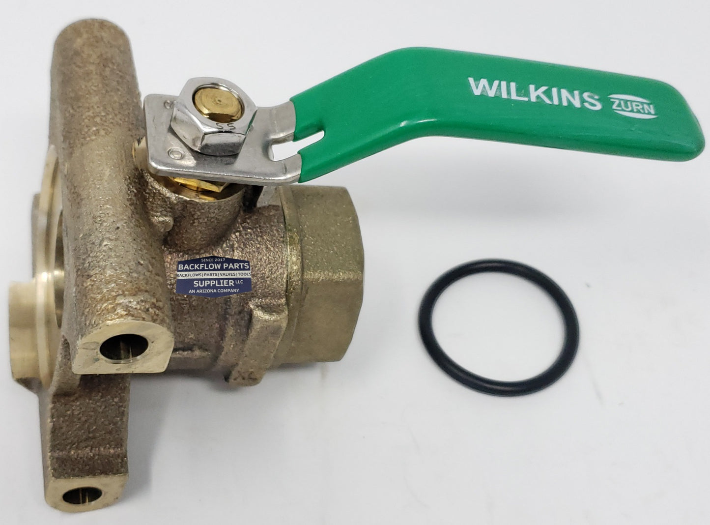 RK1-375XLBV2 Wilkins: 1" 375 Lead Free Outlet Ball Valve