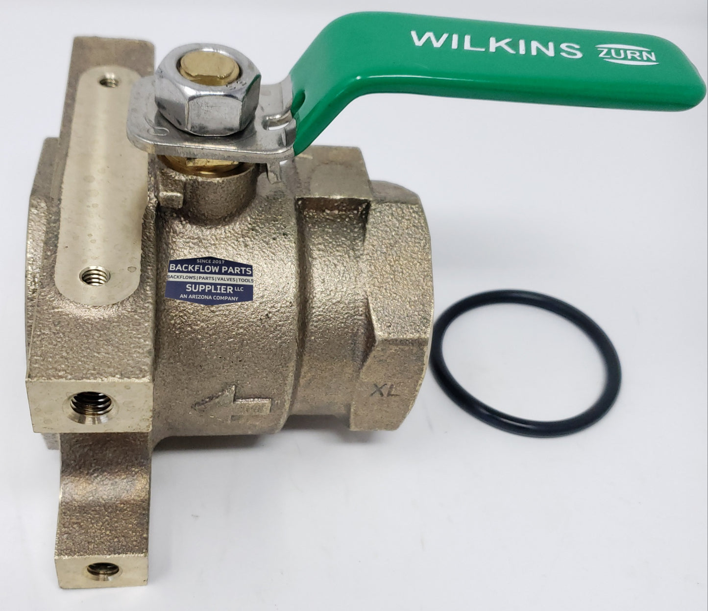 RK2-375XLBV1 Wilkins: 2" 375 Lead Free Inlet Ball Valve