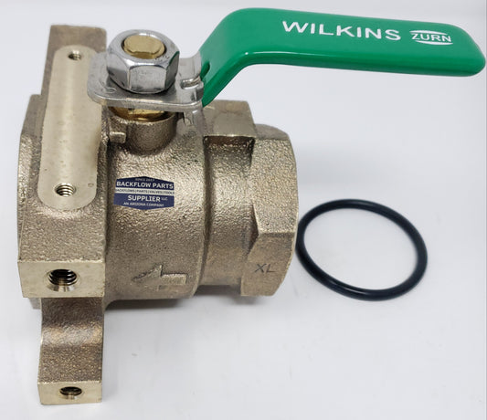 RK2-375XLBV1 Wilkins: 2" 375 Lead Free Inlet Ball Valve