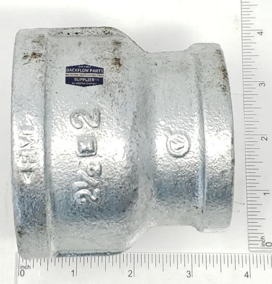 G1282845 2.5" x 2" Galvanized Reducer Coupling