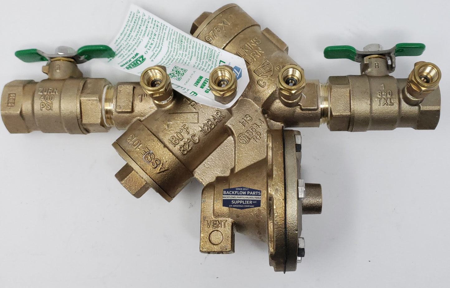 975LF-1 Wilkins: 975XL2 1" Lead Free RP Backflow Preventer