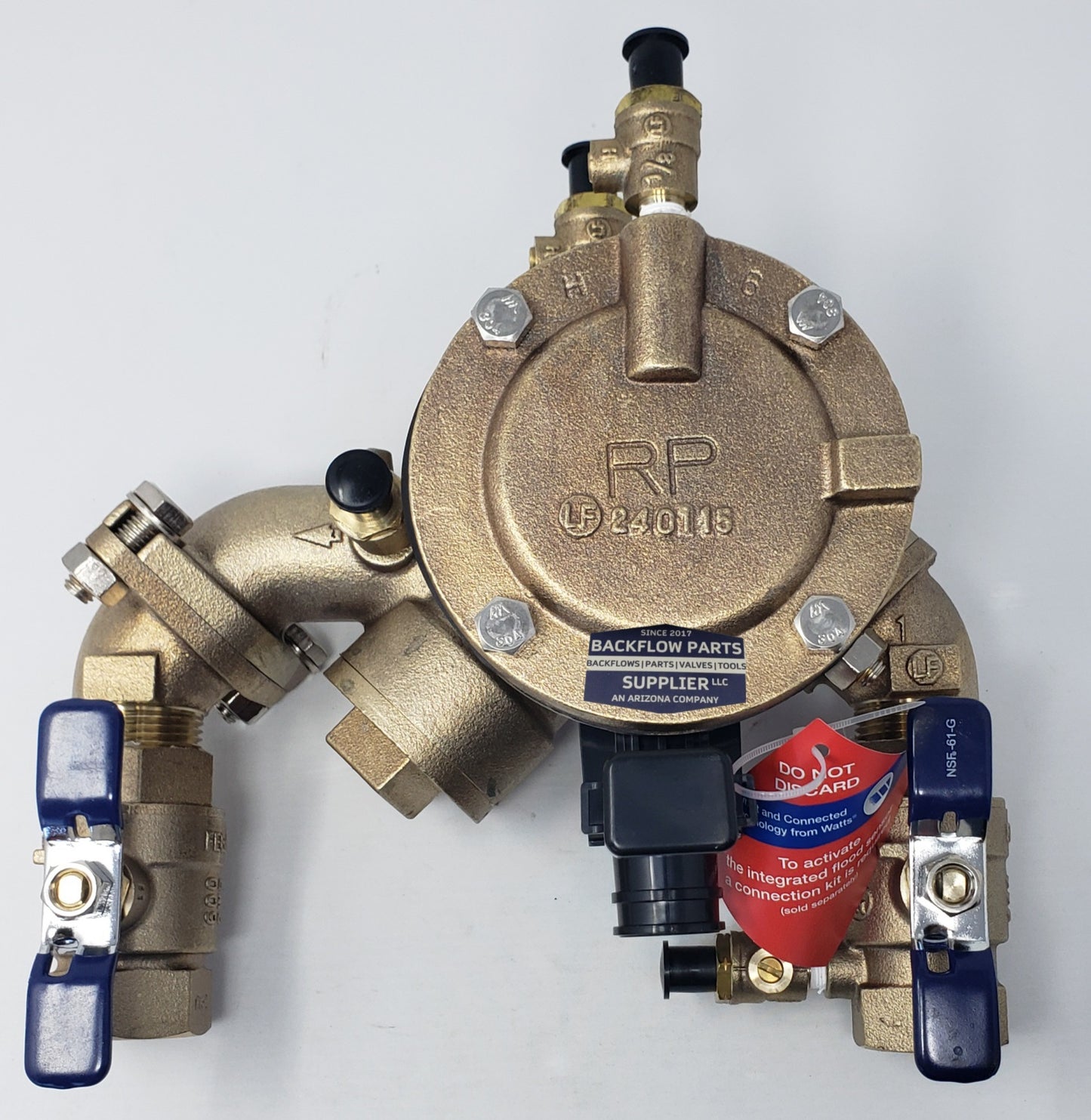 825YALF-1 Febco 1" LF825YA-QT Angled RP Backflow