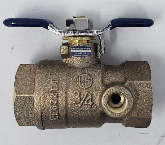 781-053LL Febco - .75" LF622FT Tapped Ball Valve