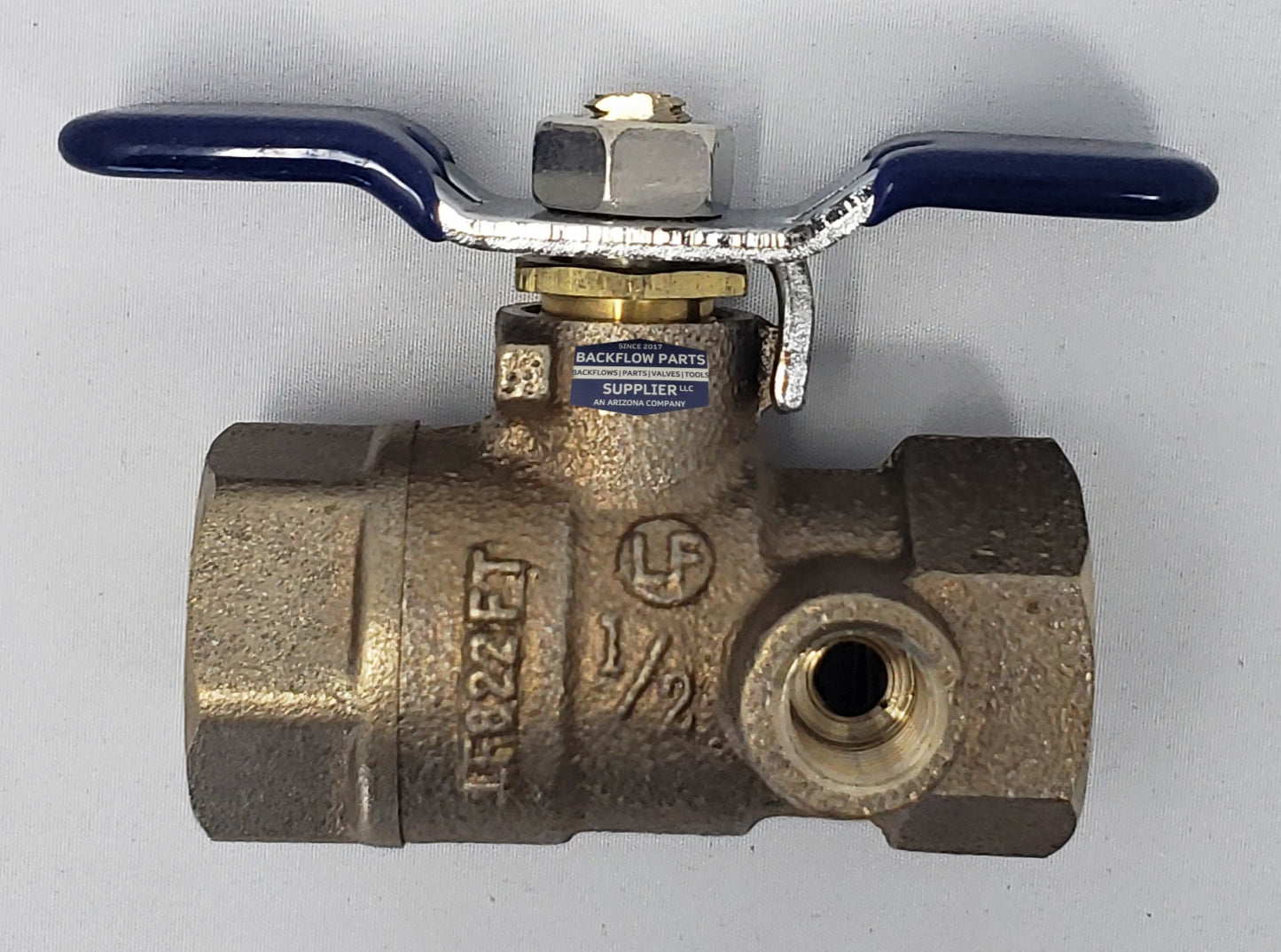 781-244LL Febco: .5" - Tapped Full Port Lead Free Ball Valve